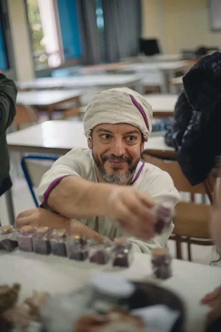 Mohamed Nouira conducting a workshop at a university in Tunisia